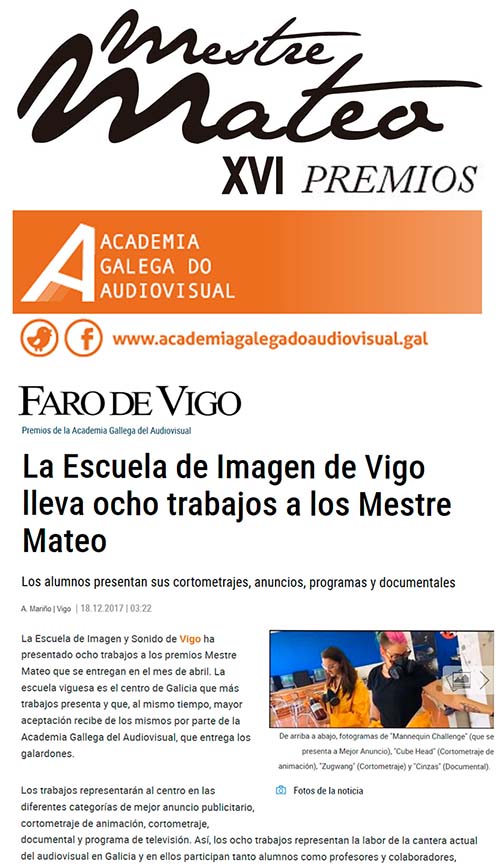 EISV Premios Mestre Mateo AGA