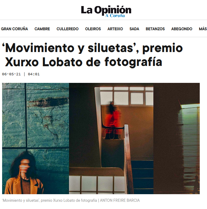 Antón Freire Barcia alumno de EISV Premio de Fotografía Xurxo Lobato