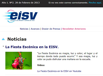 Ir a EISV Newsletter 02 - 28 de Febrero de 2013