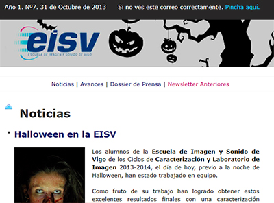 Ir a EISV Newsletter 07 - 30 de Octubre de 2013