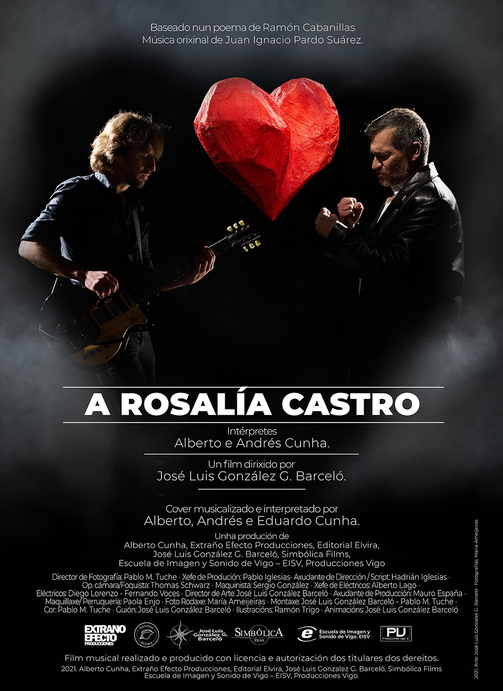 EISV videoclip A Rosalía Castro de Alberto Cunha dirigido por José Luis González Barceló