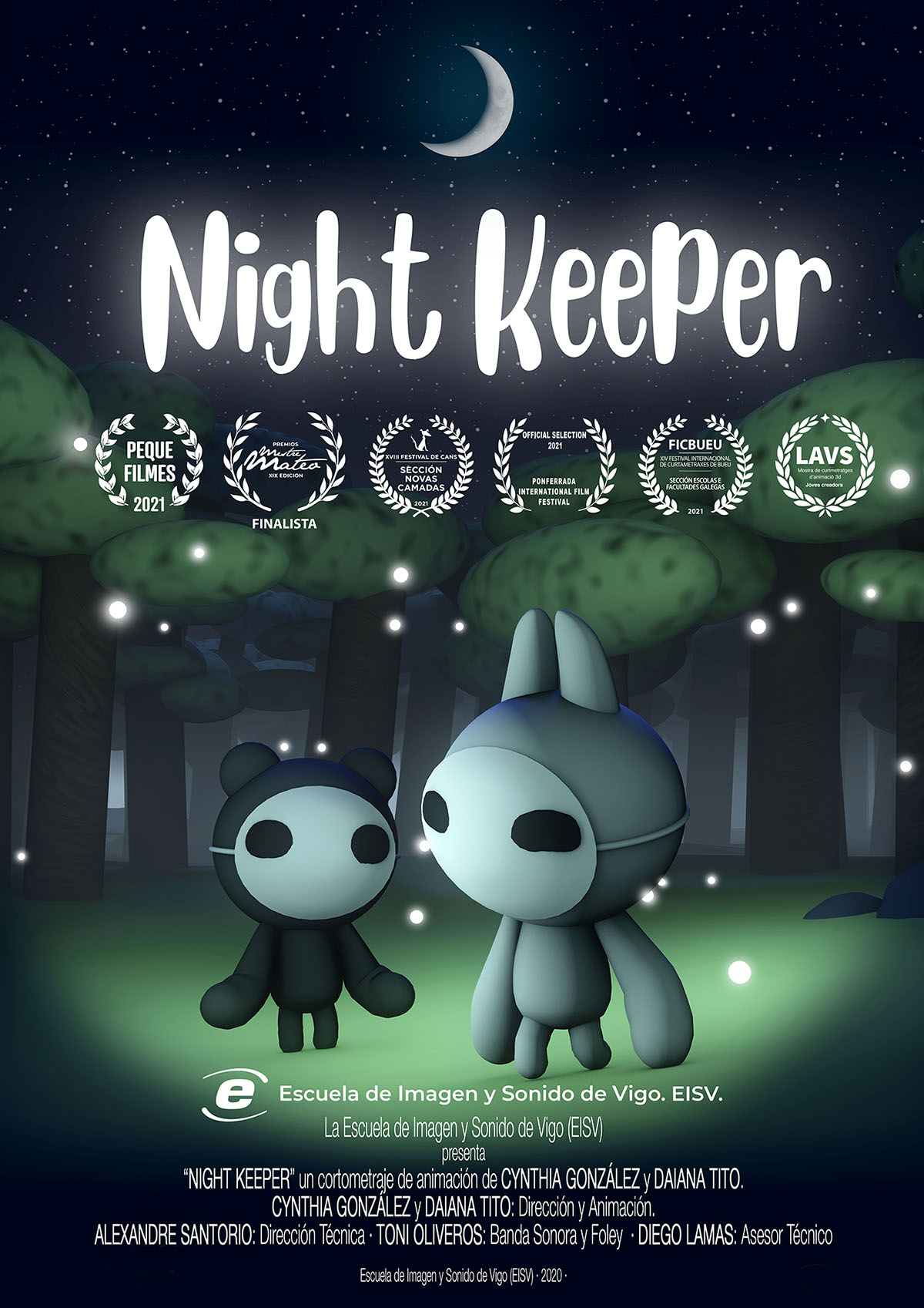 El cortometraje de animación “Night Keeper” seleccionado en Festival LAVS Mataró Barcelona
