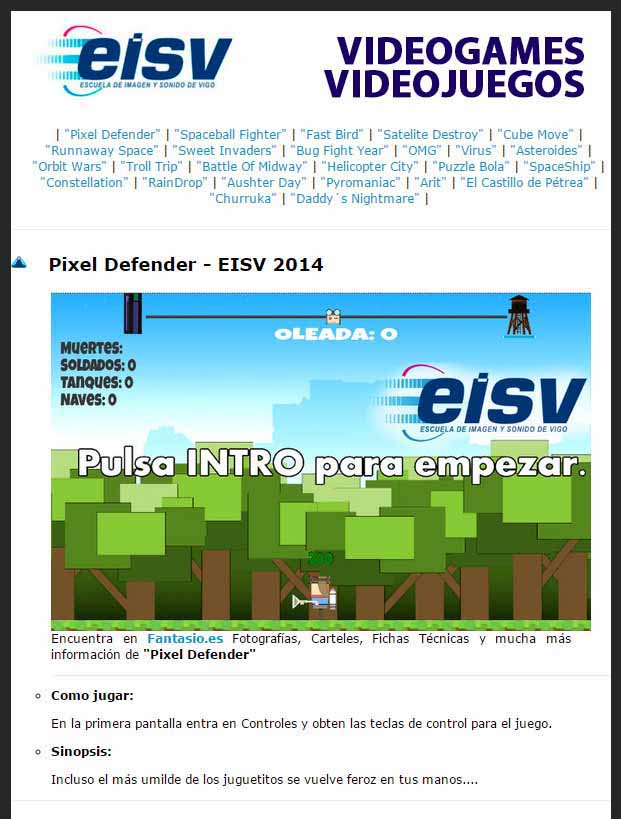 EISV Videojuegos Online