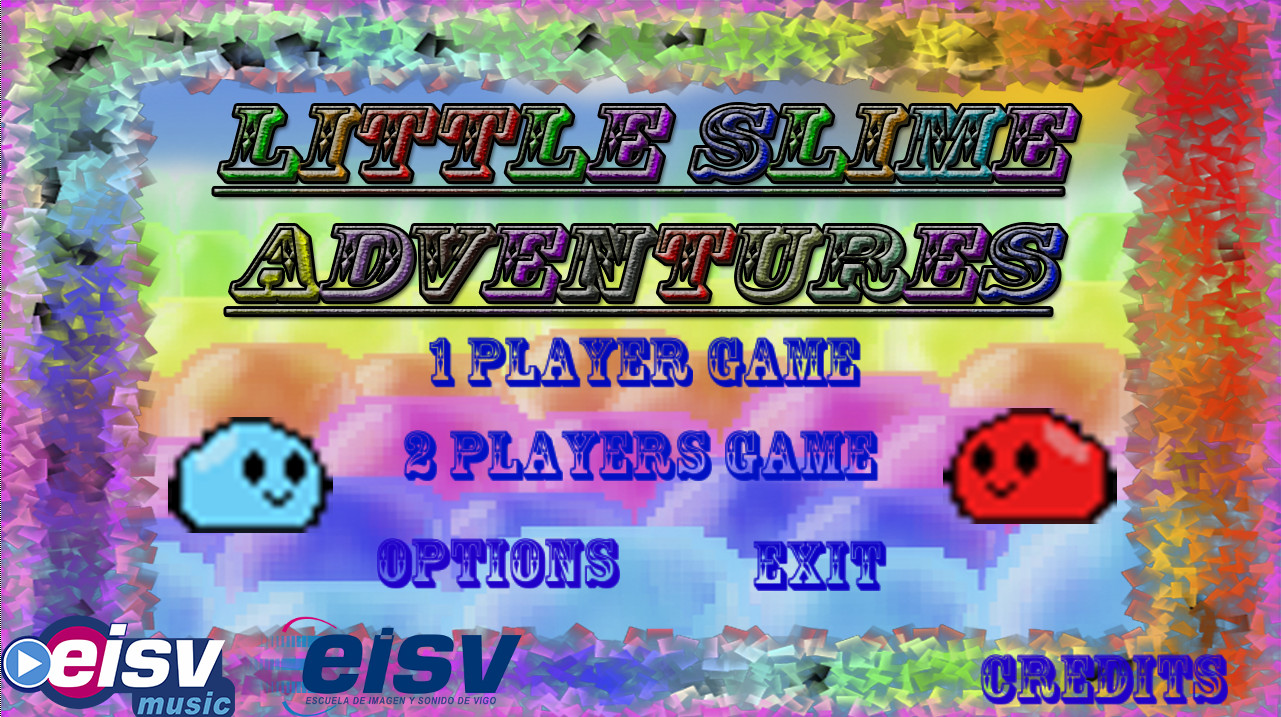 Little Slime Adventures, videojuego multijugador. Ciclo de Animación de eisv trabajos de alumnos de la escuela de imagen y sonido de vigo.